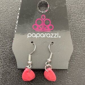 Paparazzi pink dainty earrings